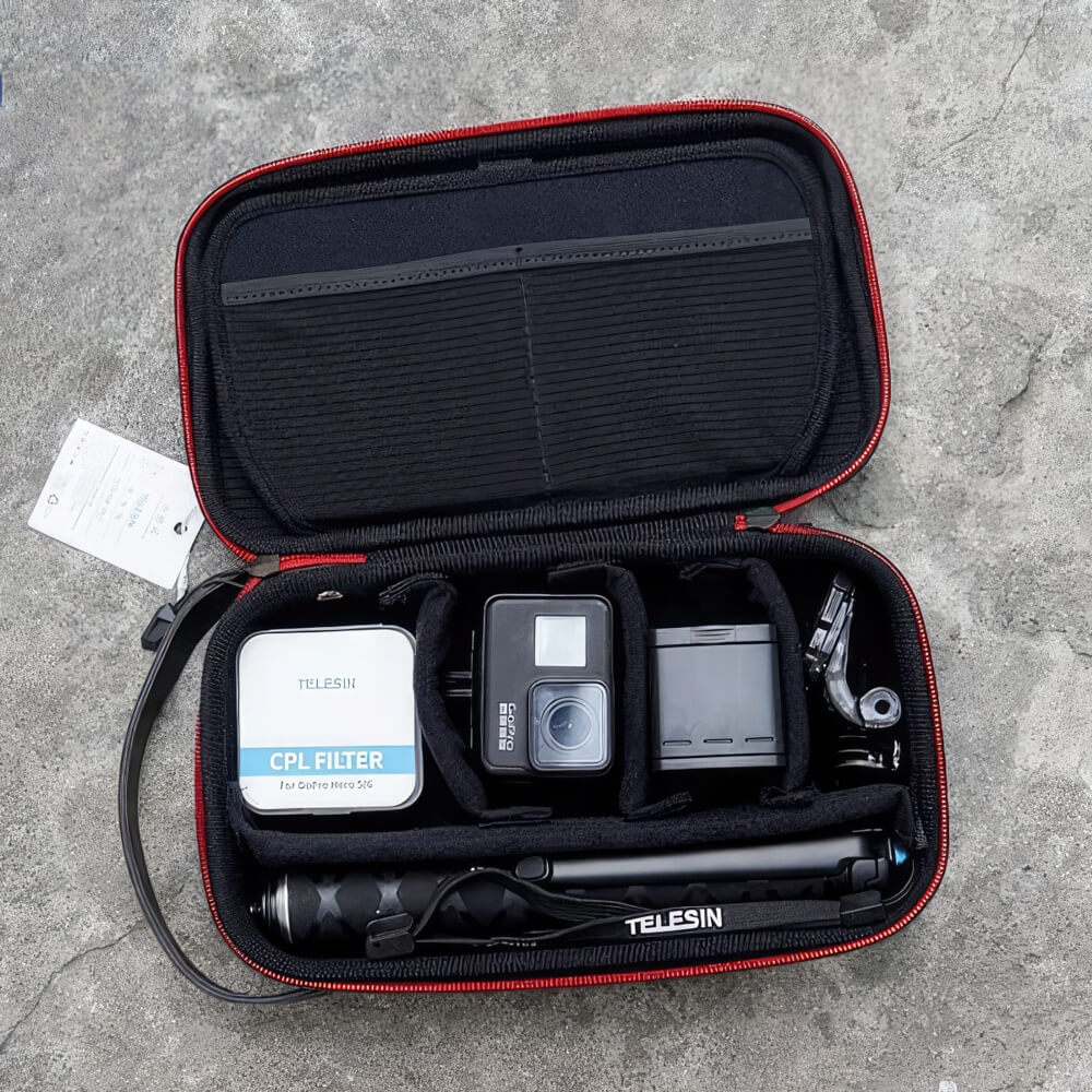 HỘP ĐỰNG GOPRO VÀ PHỤ KIỆN TELESIN