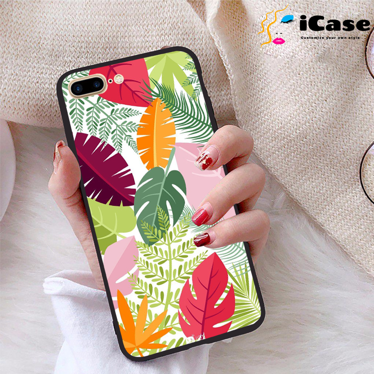 Ốp lưng iPhone 7 Plus viền dẻo TPU BST Hoa