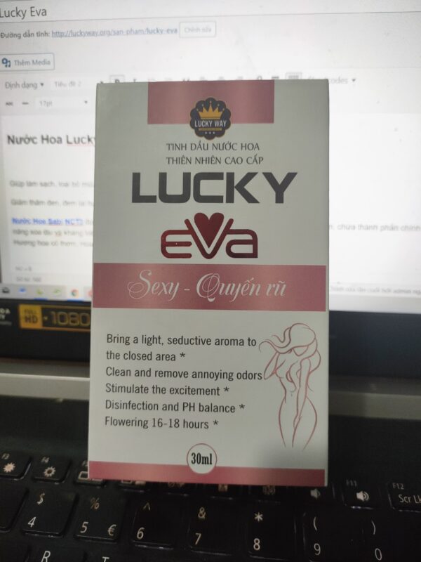 Tinh dầu nước hoa vùng kín Lucky Eva (Lọ 30ml)