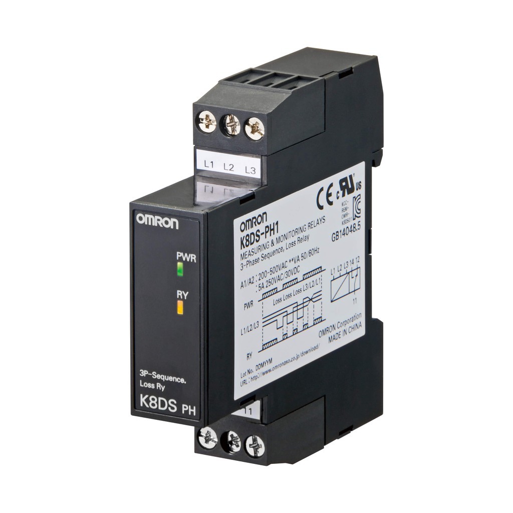 Rơle bảo vệ mất pha, sai thứ tự pha k8ds-ph