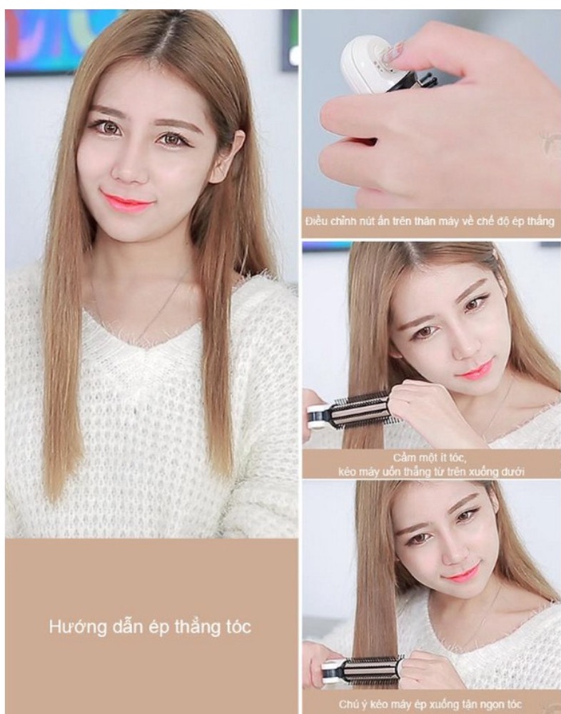 Hanrui - Máy uốn tóc đa năng Nhật Bản