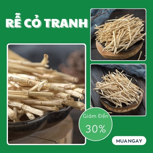 Rễ cỏ tranh sấy khô 500g - Chuyên dùng để làm trà giúp thanh nhiệt và giải độc - Hàng công ty chất lượng cao