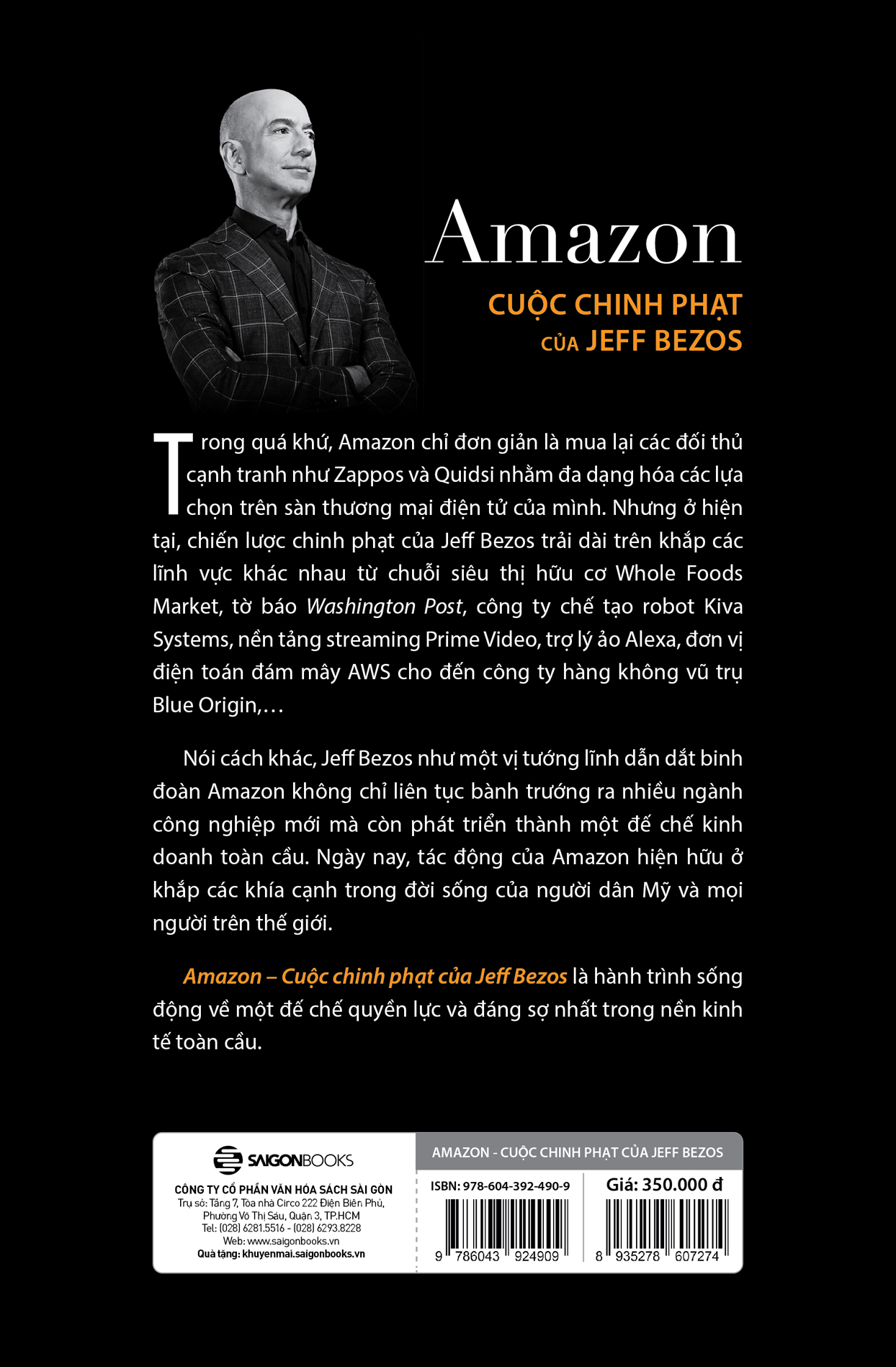 Sách Fahasa - Amazon - Cuộc Chinh Phạt Của Jeff Bezos