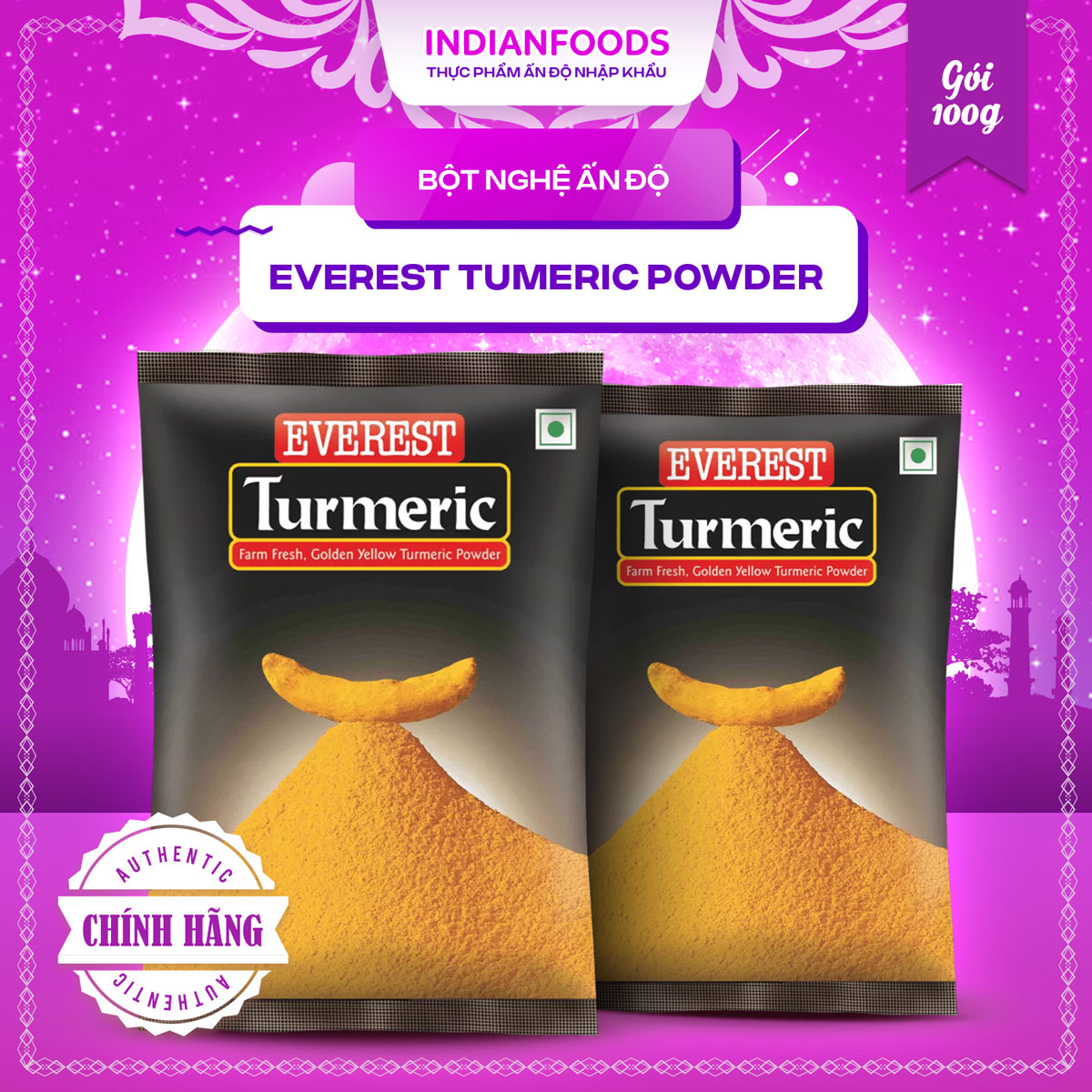 Bột Nghệ EVEREST Tumeric Powder 100g