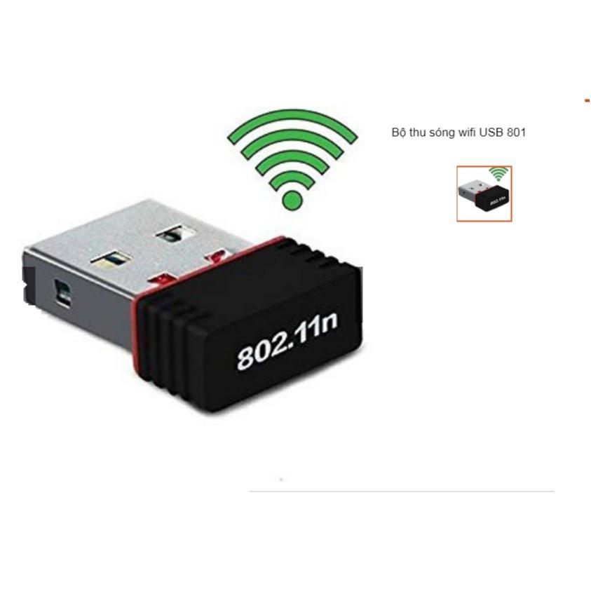 Bộ thu sóng wifi USB 801 - bảo hành 3 tháng