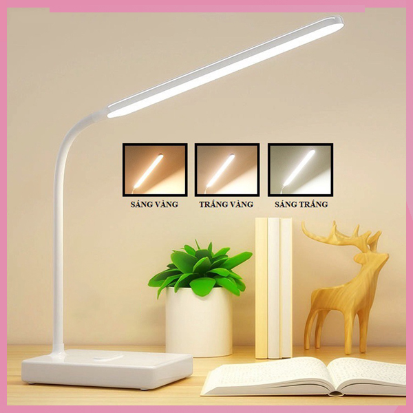 Đèn học, đèn bàn học tích điện chống cận DH06