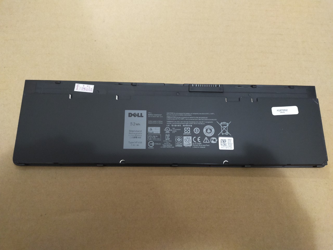 Pin laptop Dell Latitude E7240 E7250 Zin dung lượng cao