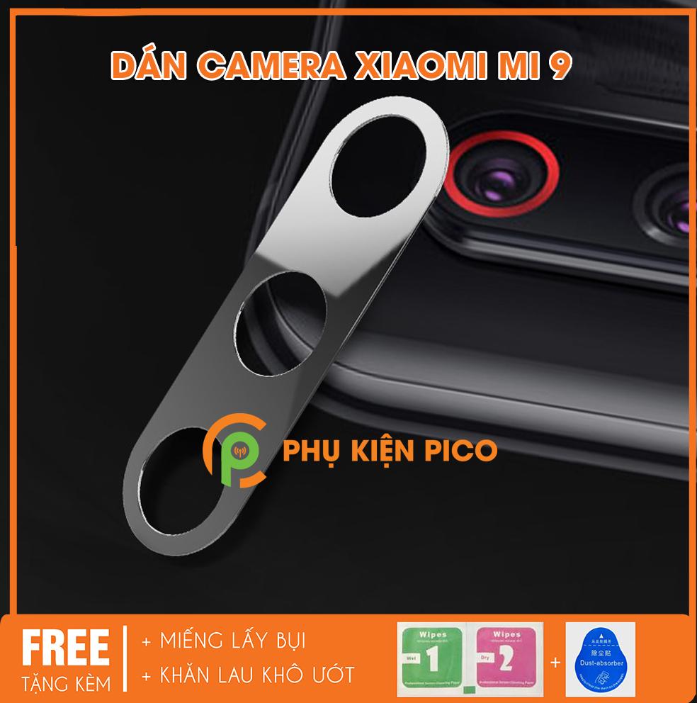 Dán camera Xiaomi Mi 9 - Miếng dán kim loại bảo vệ camera Xiaomi Mi 9