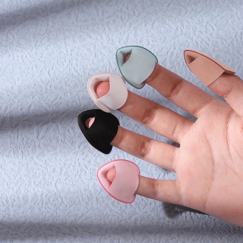 Bông phấn mini xỏ ngón tay đánh phấn má mắt môi thanhcosmetics