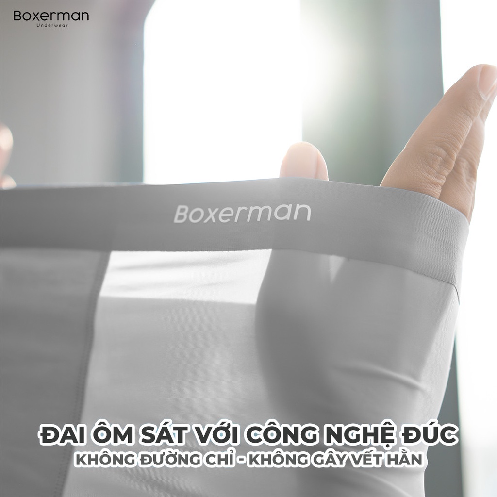 Quần sịp boxer nam PRO FIT trunk polyester cao cấp BOXERMAN