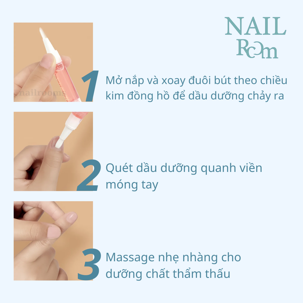 Bút dưỡng viền móng loại tốt (Màu ngẫu nhiên)