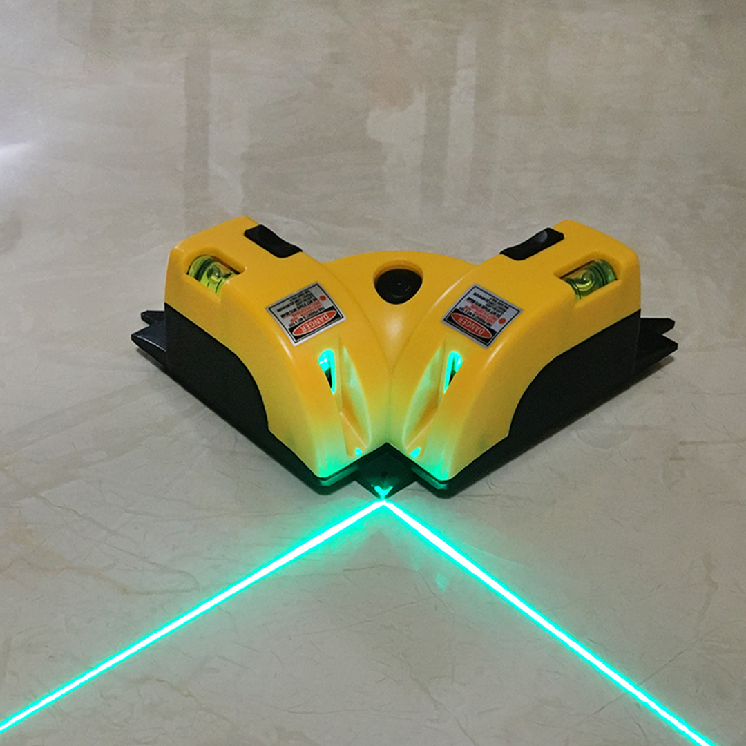 Thước eke ke góc vuông Laser máy đo góc vuông 90 độ bằng tia Laser đa với độ chính xác cao và thời gian thực hiện nhanh chóng là công cụ hỗ trợ việc ke ốp lát trong xây dựng- màu ngẫu nhiên
