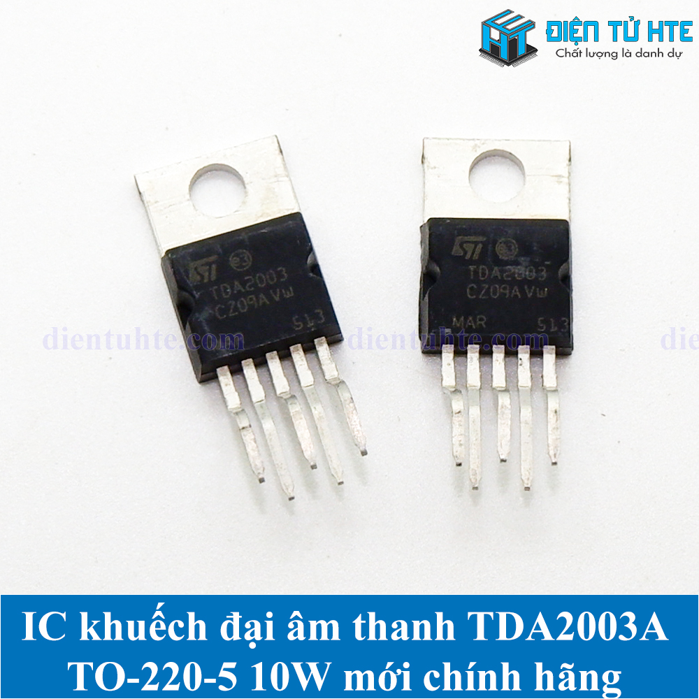 Ic khuếch đại âm thanh tda2003a to-220-5 10w mới chính hãng
