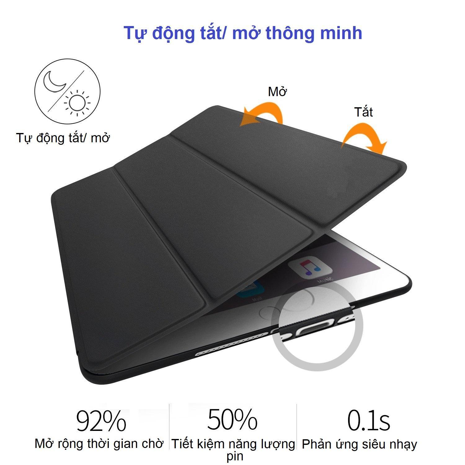 Bao da ốp lưng doanh nhân cao cấp dành cho iPad Mini 5
