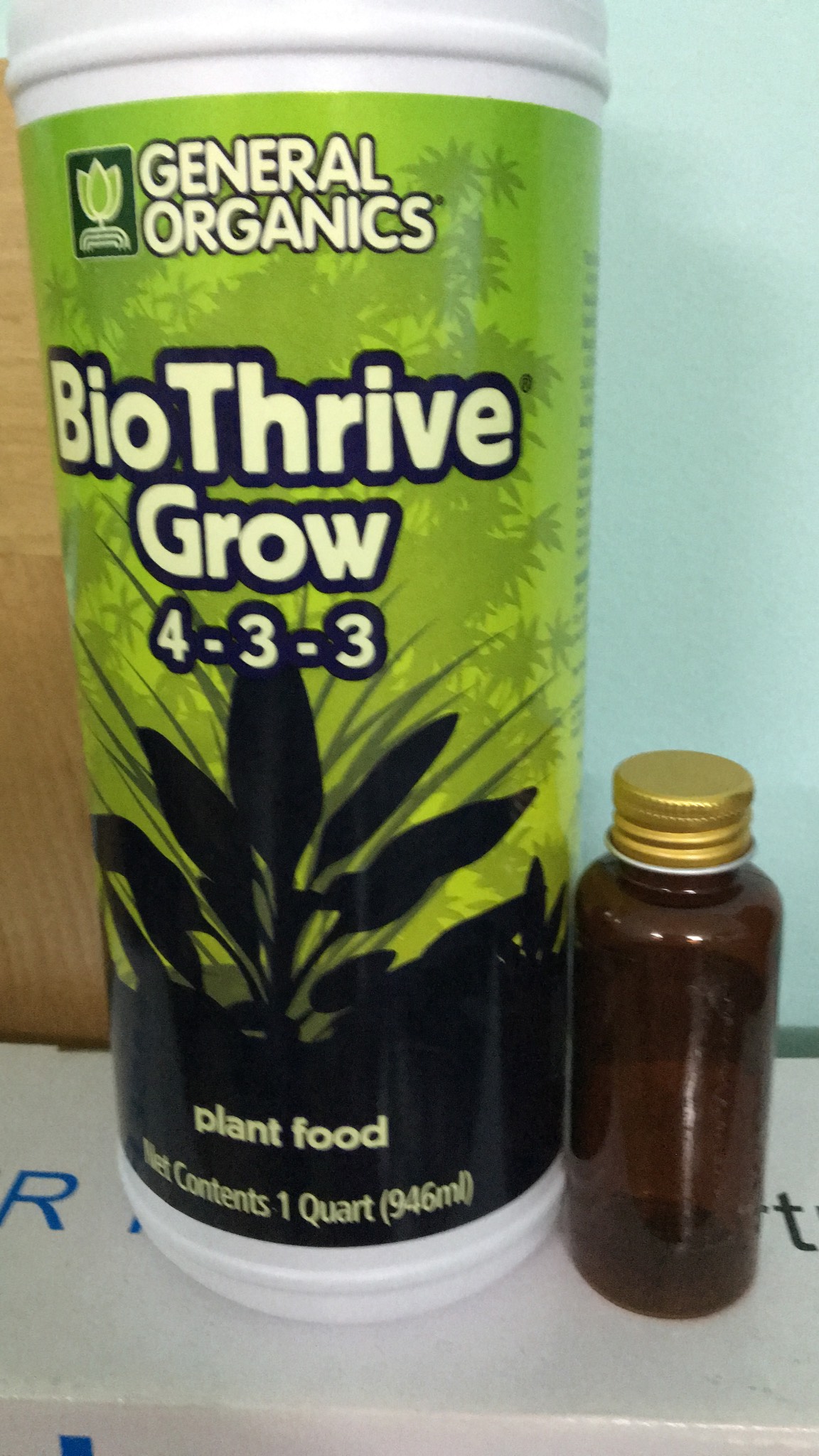 PHÂN BÓN HỮU CƠ BioThrive Grow 4-3-3 lọ 50ml chia lẻ từ lọ lớn