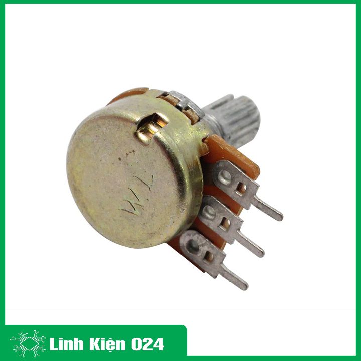 Chiết áp đơn 50K, biến trở volume B50K 3 chân