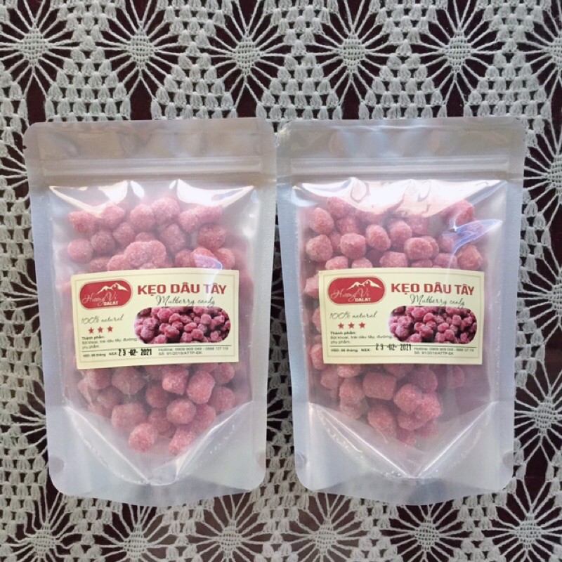 250G Kẹo dâu tây - Đặc sản Đà Lạt