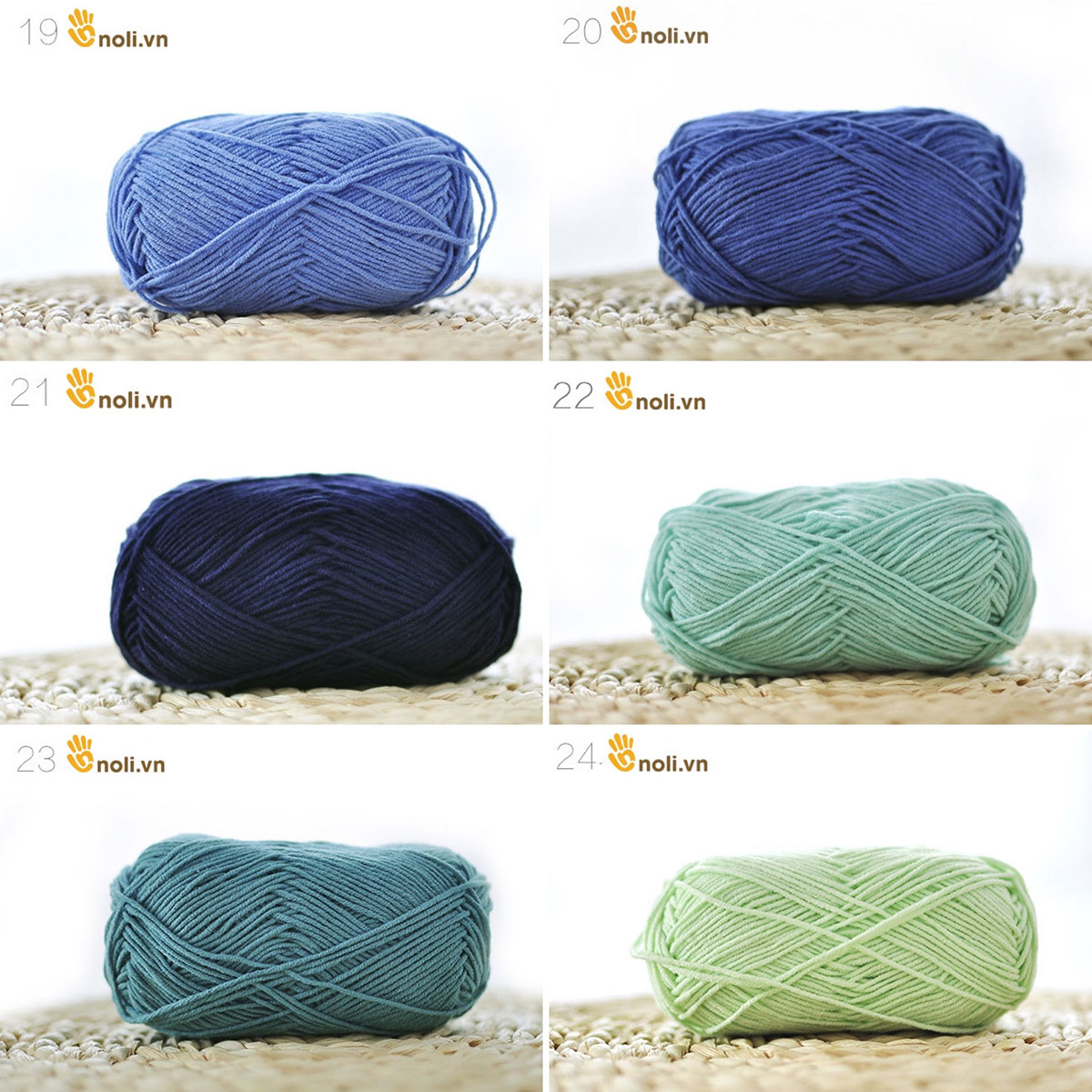 Len baby yarn không bai dão, không phai màu, an toàn cho trẻ nhỏ, cực kì mềm mại 40g