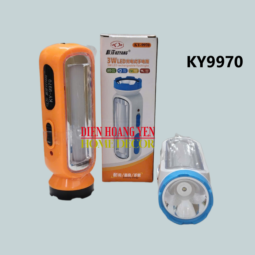 Đèn Pin LED xách tay đa năng 2 trong 1
