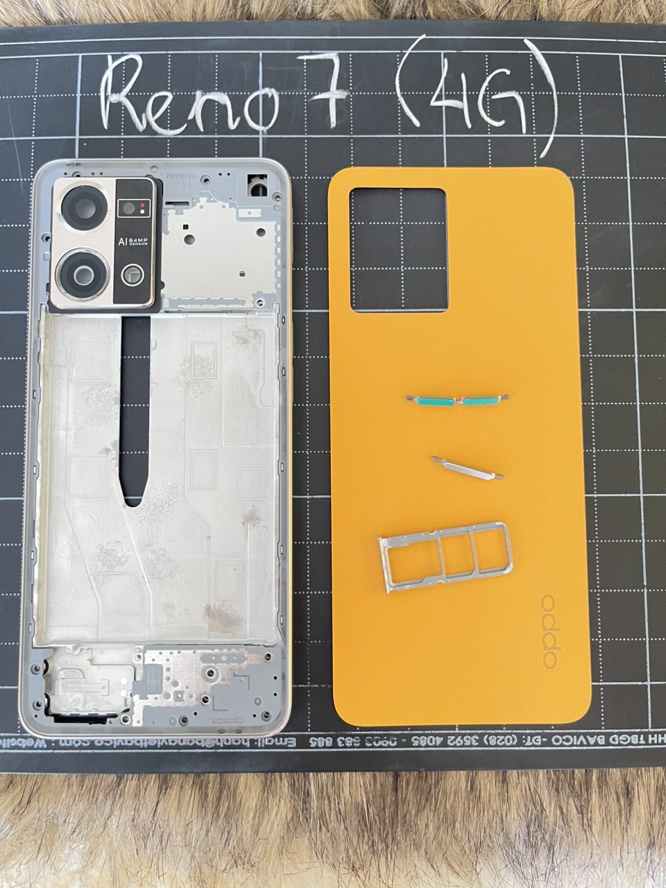 Bộ vỏ thay thế Oppo Reno 7 (4g)