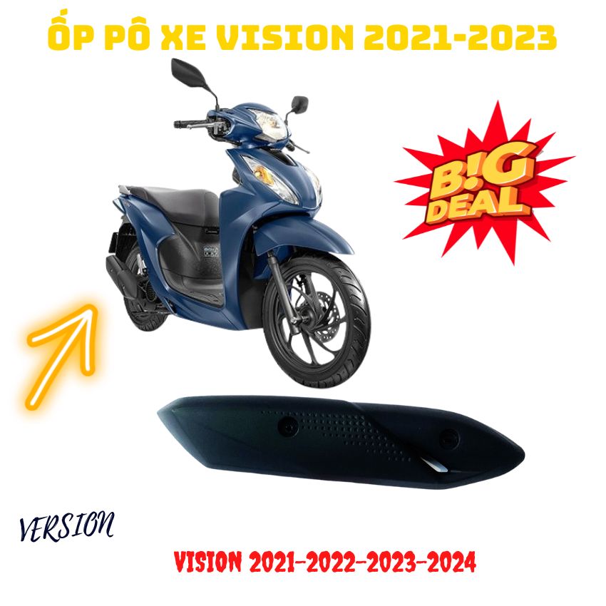 ốp pô xe vision 2021-2023, vision 2014-2020