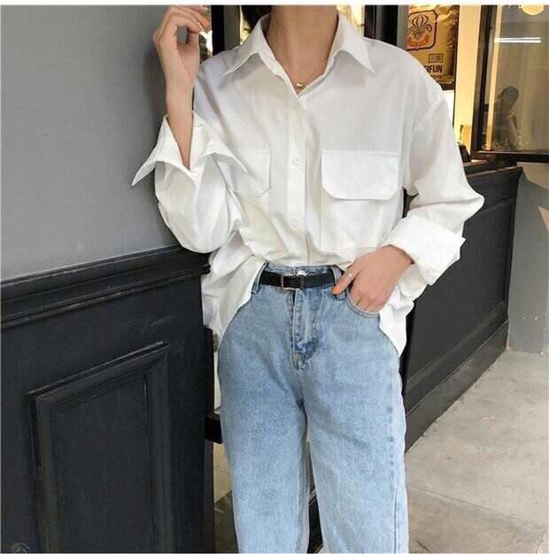 [HCM]ÁO SOMI NỮ FORM RỘNG PHONG CÁCH AD