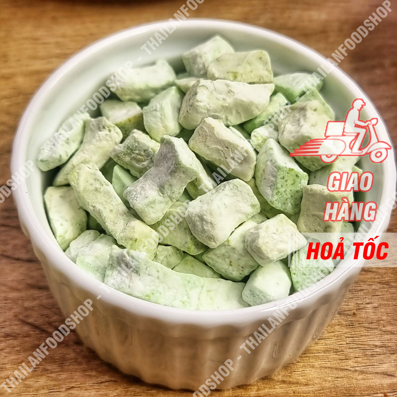 Cùi Bưởi Sấy Khô Khử Đắng Túi 500Gram (Cùi Bưởi Sên Lá Dứa/ Tẩm Bột Đường Vị Lá Dứa)