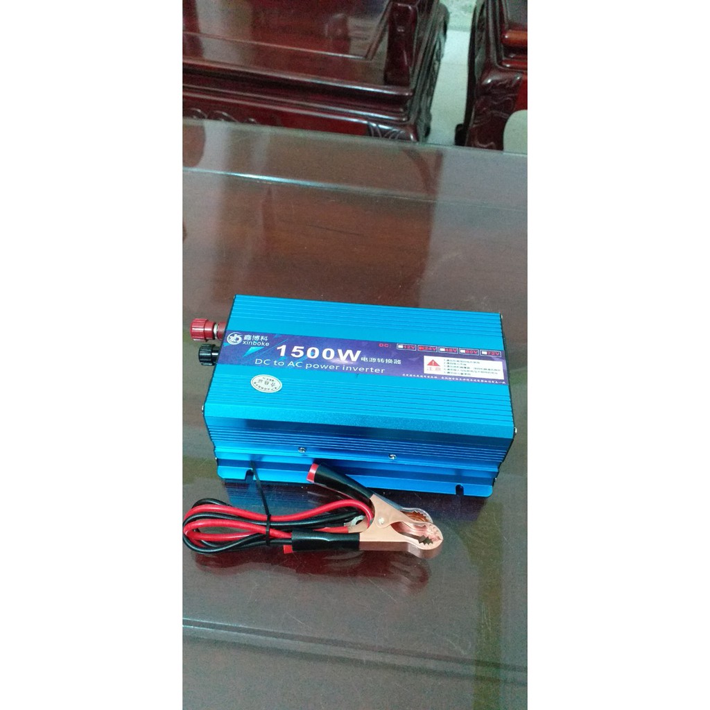 Bộ điện 24V lên 220V 1500W