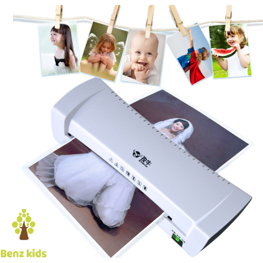 Màng Ép / Máy Ép Plastic Khổ A4 Tặng 100 Màng Ép A6
