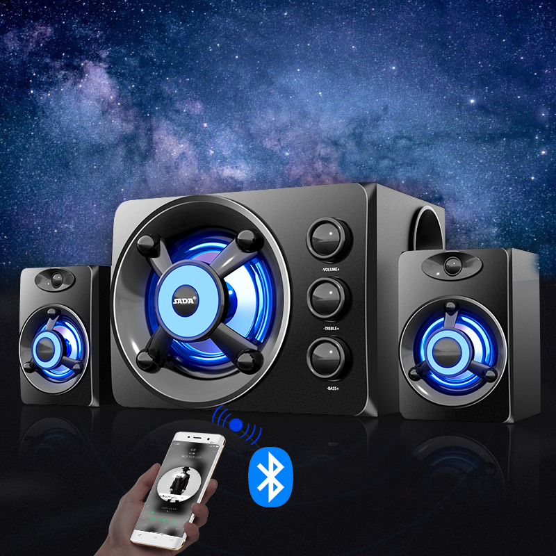 Loa Máy Tính Công Suất Lớn , Loa Vi Tính , Loa Nghe Nhạc Máy Tính , Bộ 3 Loa Vi Tính Để Bàn SADA D-208 Âm Thanh Trầm Hỗ Trợ Bluetooth, Jack 3.5 , Âm Thanh Chân Thực Sống Động - Top 10 Loa Bán Chạy Nhất Trên Thị Trường.