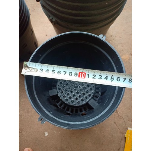 COMBO 10 Chậu Nhựa Đen Trồng Lan FI 18