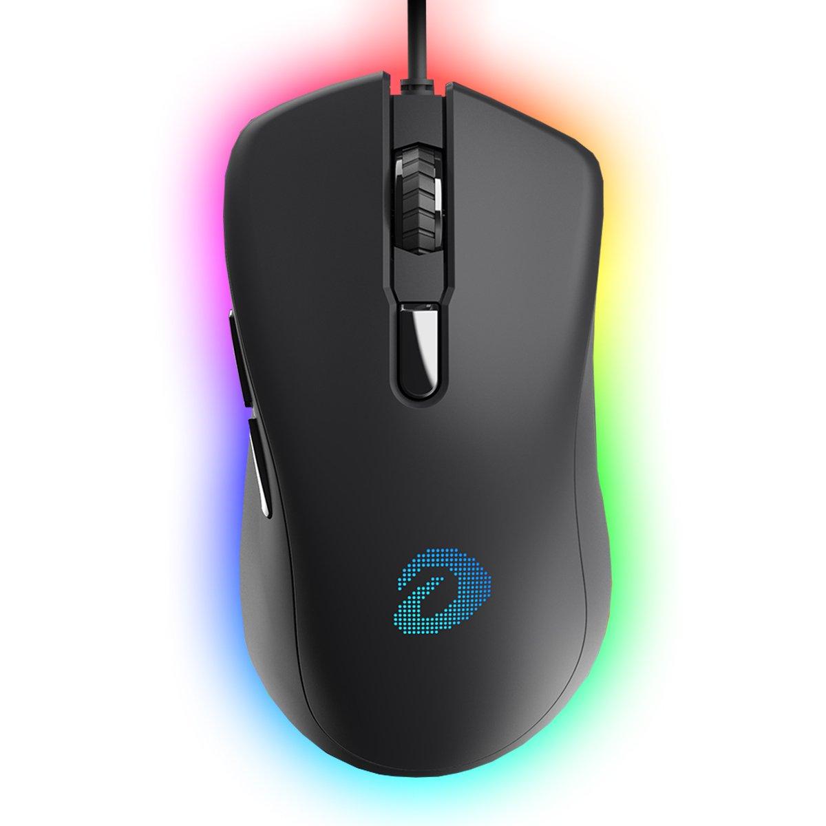 CHUỘT GAMING DAREU EM908 (LED RGB, BRAVO SENSOR)