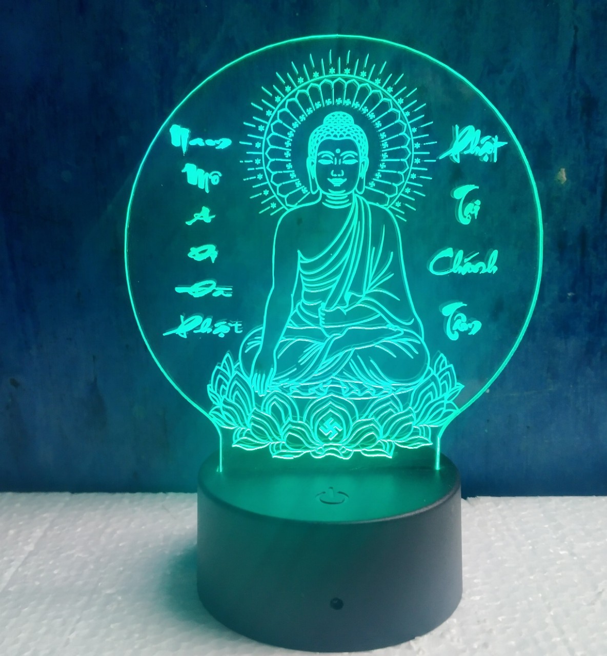 Đèn ngủ 3D phật, đèn thờ , quà tặng trang trí .