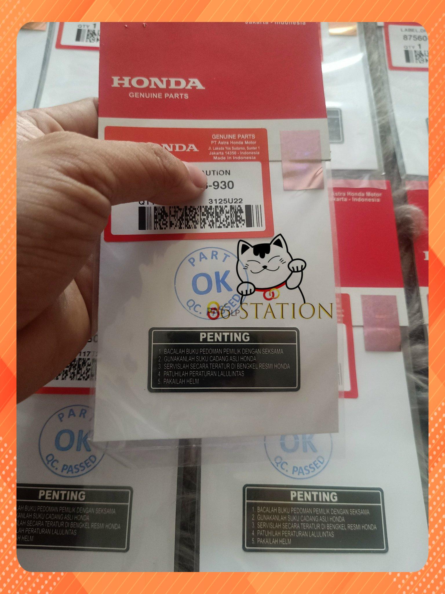 tem thông số penting dán yếm khóa vario sonic
