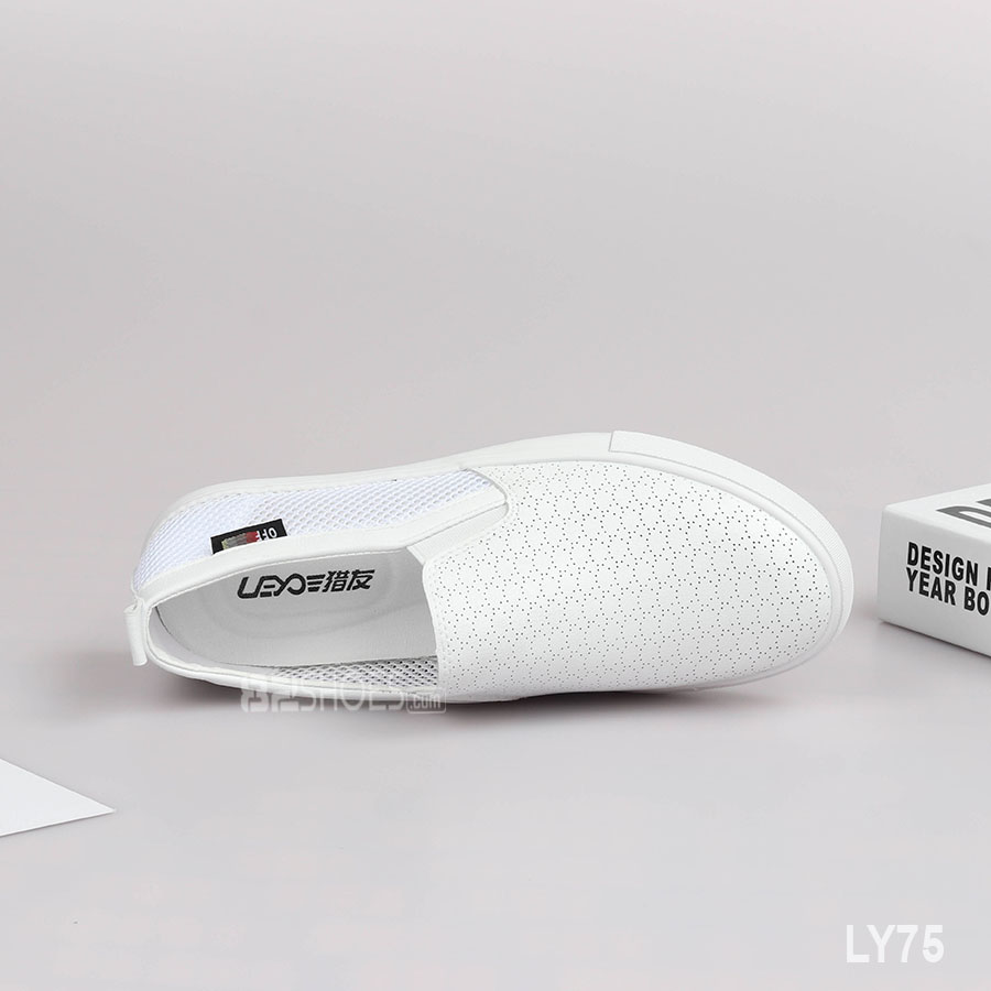 Giày lười nam - Slip on nam da - Mã LY75