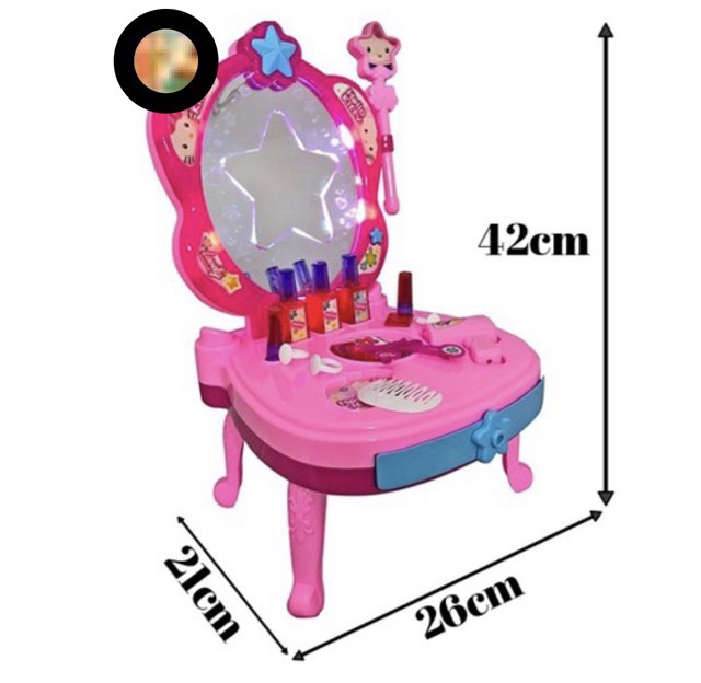 [HCM]Đồ chơi Bàn trang điểm pin Hello Kitty 998A-12K