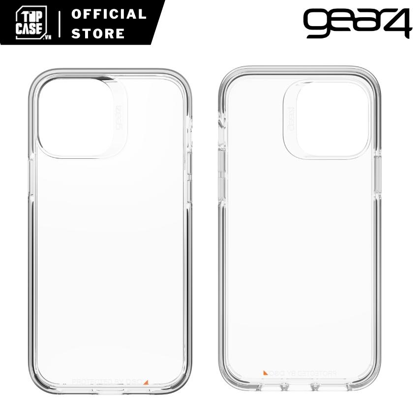 Ốp lưng chống sốc gear4 iphone 12 pro max 12 pro 12 Gear 4 Piccadilly 4m - TCG25 - trong suốt, chống ố vàng, mỏng nhẹ, hỗ trợ sạc không dây, magsafe, chống bám vân tay, chống bám bẩn, bảo vệ camera, ôm sát viền - TopCase VietNam