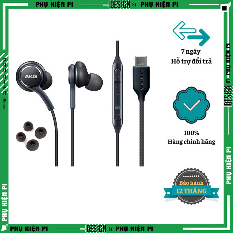 Tai nghe samsung akg note 10, note 10 plus, note 20, s20, s20 plus, s20 ultra - tai nghe akg type c, jack 3.5