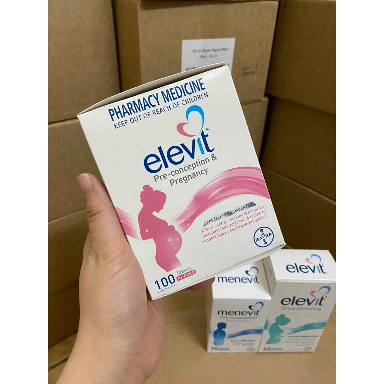 Elevit chính hãng Úc – Vitamin bà bầu (100 viên)