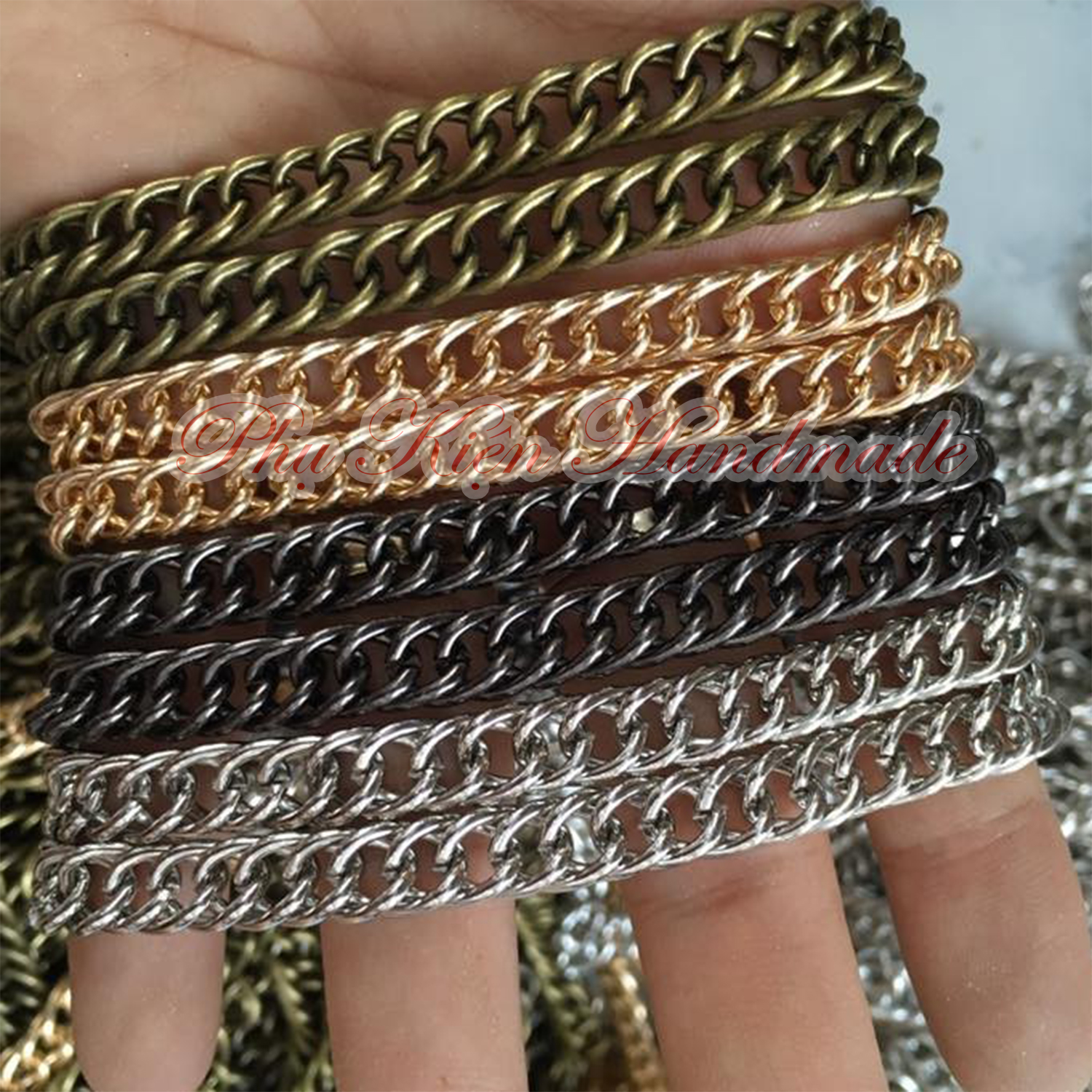 7mm Double Chain for Making Handbags (25K/Meter)