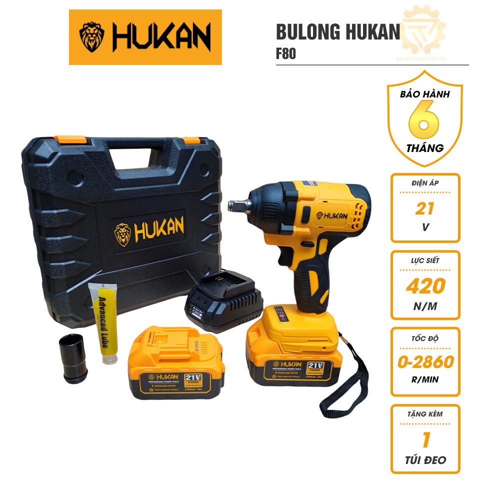 [CHÍNH HÃNG]  Bulong HUKAN F80 21v Brushless