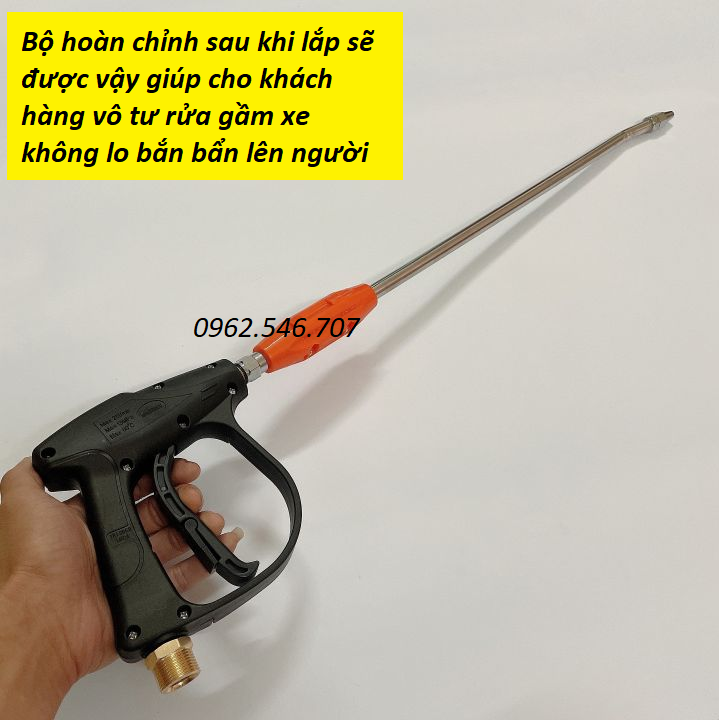 Cần xịt rửa xe áp lực - cần dài 0.6m