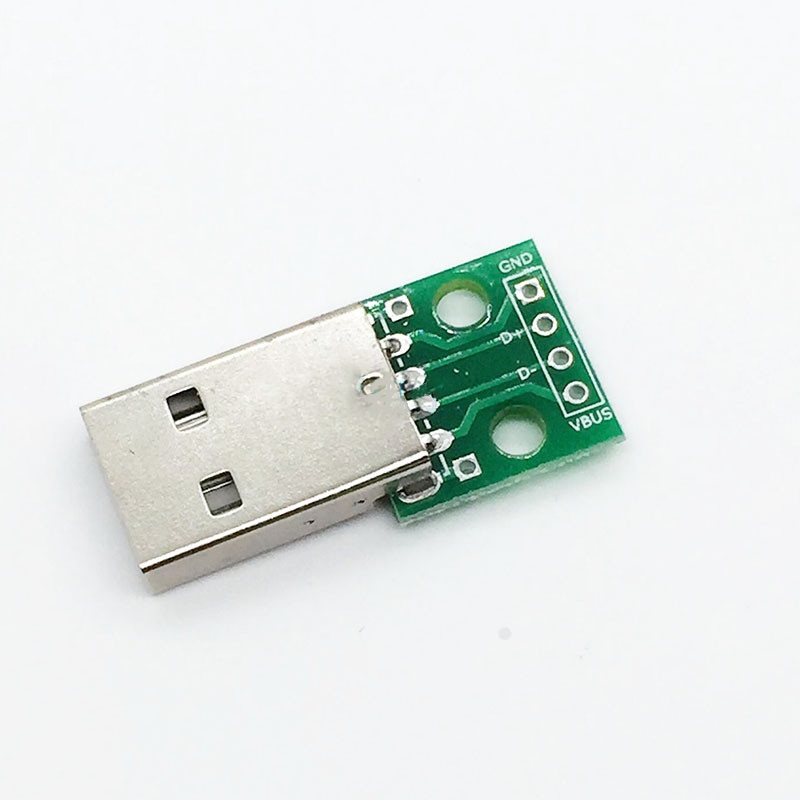 Jack usb hàn chân sẵn - đế ra chân