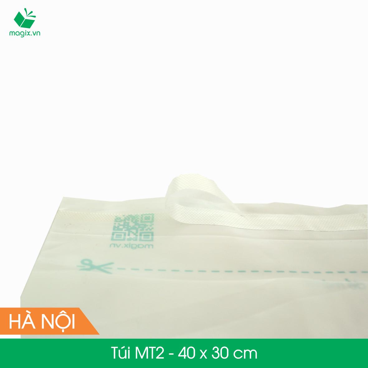 MT2 - 40x30 cm - 50 Túi nilon (tự phân hủy sinh học) đóng hàng