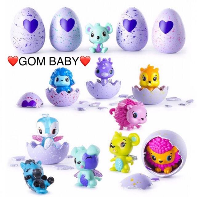 ◑  Combo 5 Trứng Hatchimals Màu Tím