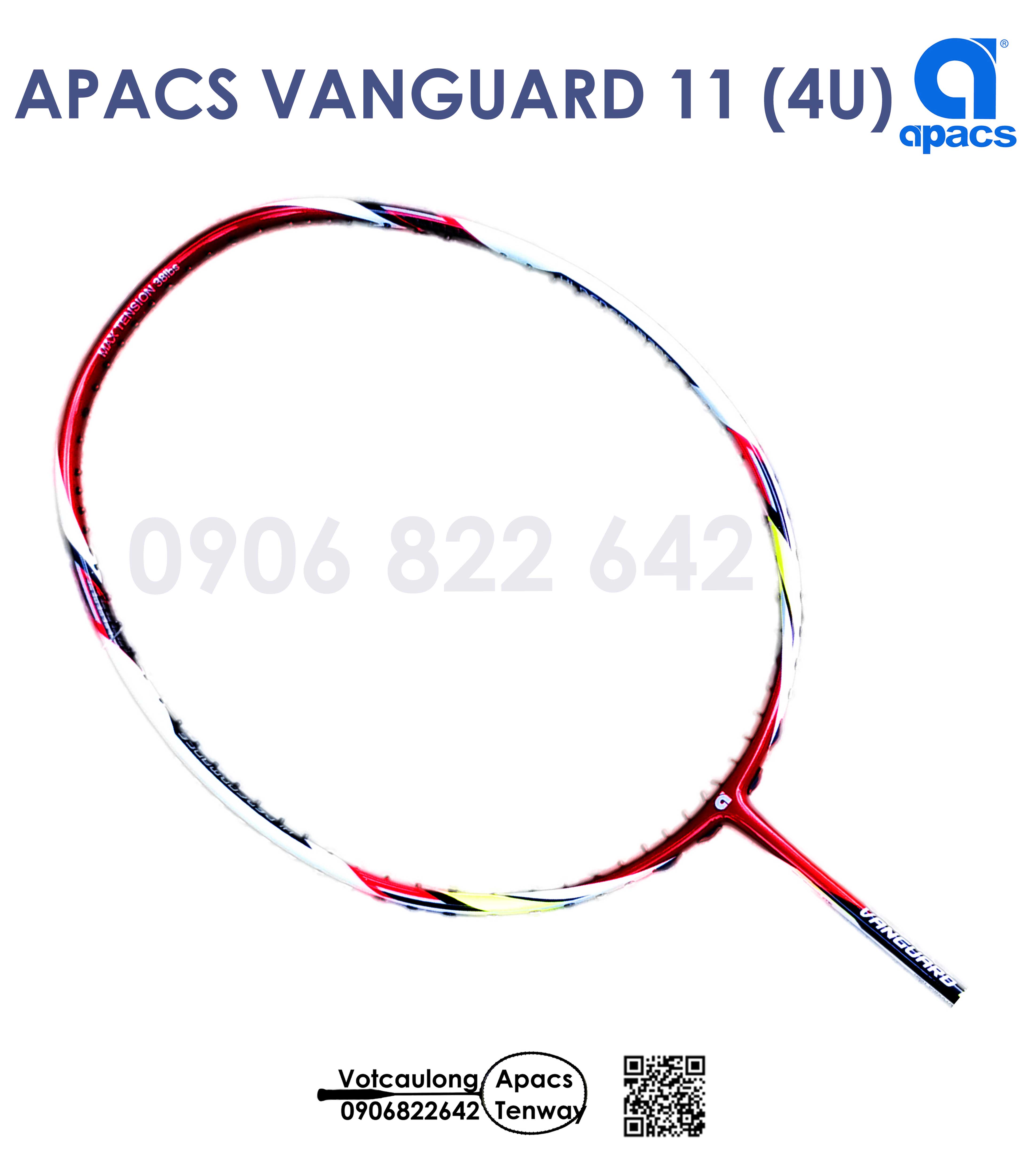 [HCM][Vợt cầu lông Apacs Vanguard 11- 4U] – Vợt chuyên công dễ thuần dễ đánh