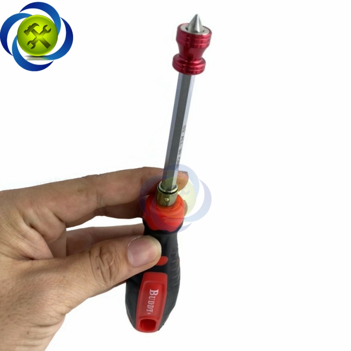 [HCM]Tua vít 2 đầu Buddy BA0139 có nam châm trợ hút