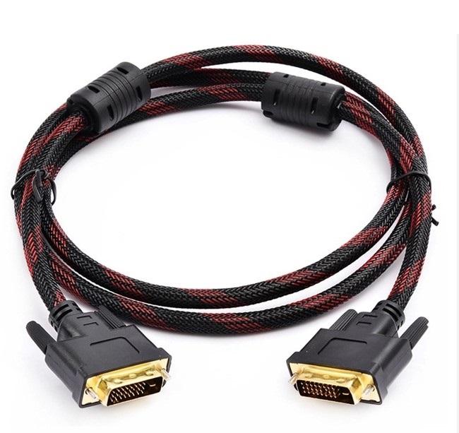 Dây cáp bọc lưới 2 đầu DVI (24+1) 1,5m