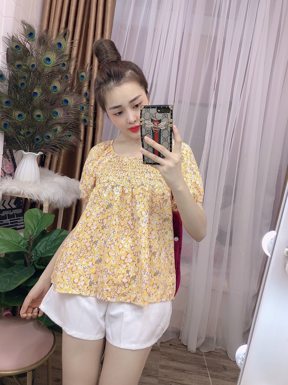 Sét bộ hoa quần đùi-HC#setbonu