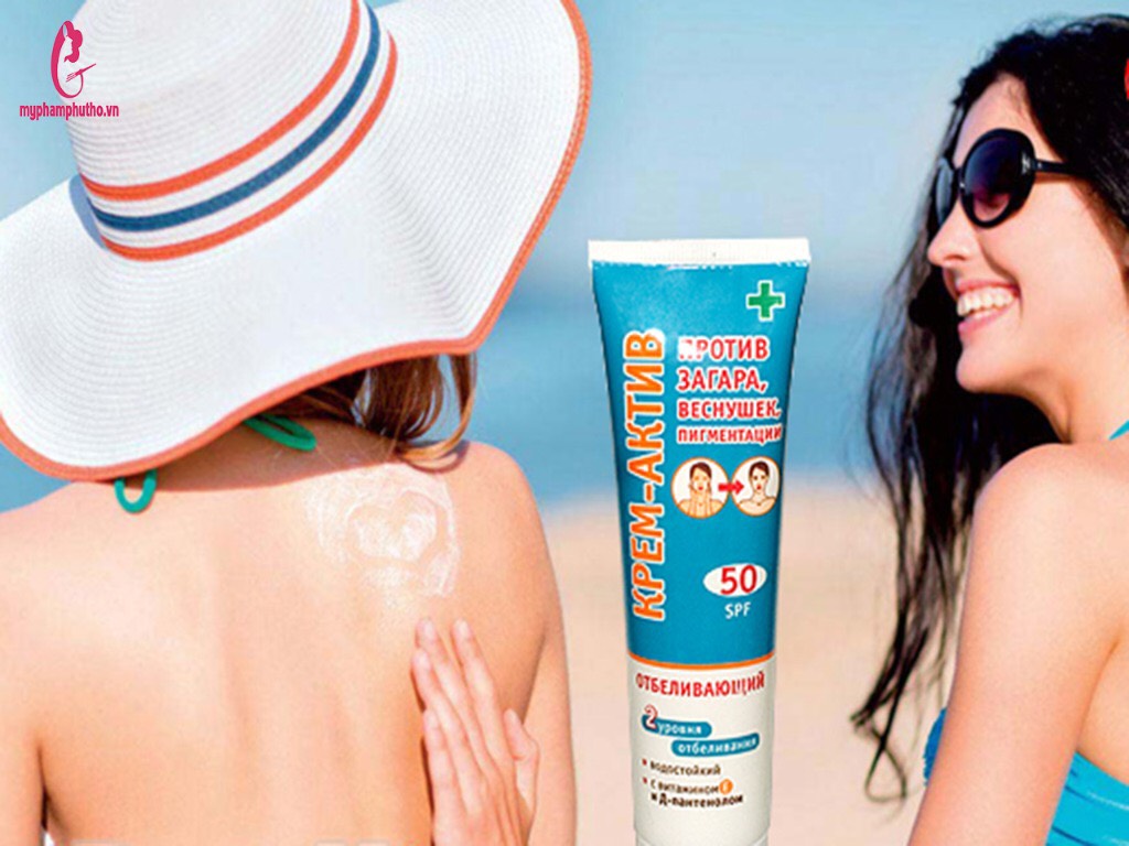 Kem chống nắng Spf 50 của Nga